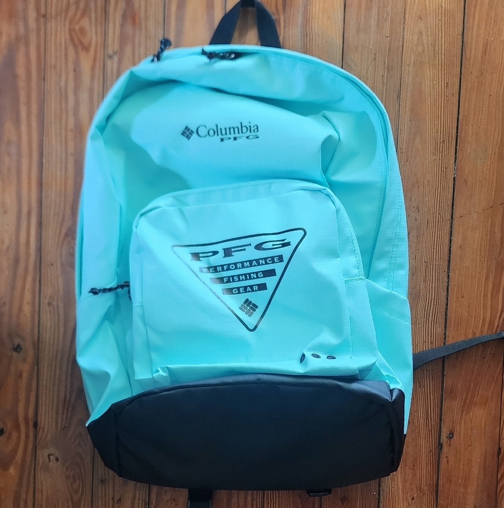 Columbia Unisex PFG PHG Zigzag 22L Backpack, Gulf Stream/Black/PFG Triangle NWOT - Picture 1 of 5